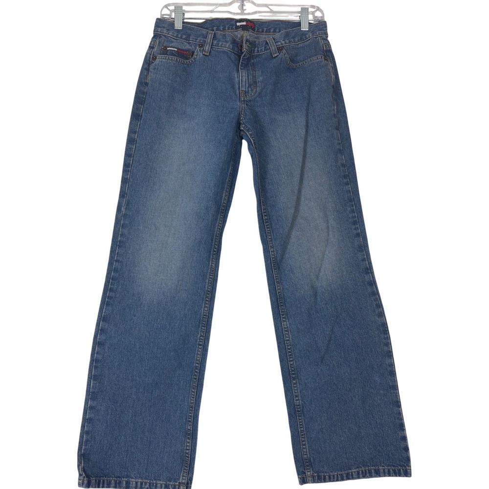 Vintage Women's Tommy Jeans Size 7  90s Y2K Straight Leg Denim Indie‎ Streetwear